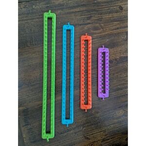 4 Piece Long Knitting Loom Set Scarf Blanket Maker Kit